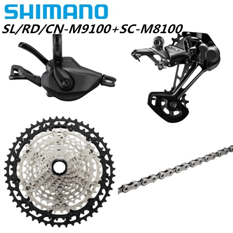 Переключатель передач SHIMANO DEORE XT M8100 M7100 M6100 M9100 12s цепь заднего переключателя для