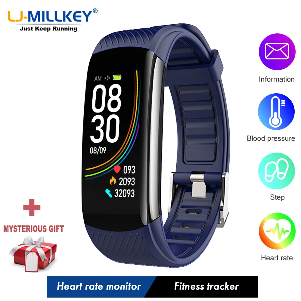 

C6T fitness bracelet temperature measurement smart watch men relogio smartband pulsera inteligente mujer smartwatch android iOS