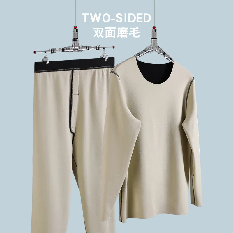 2023 Men Thermal Underwear Women Thermal Underwear High-tech Carbon Fiber Warm Fleece Long Johns Fashionable Men Thermal Winter