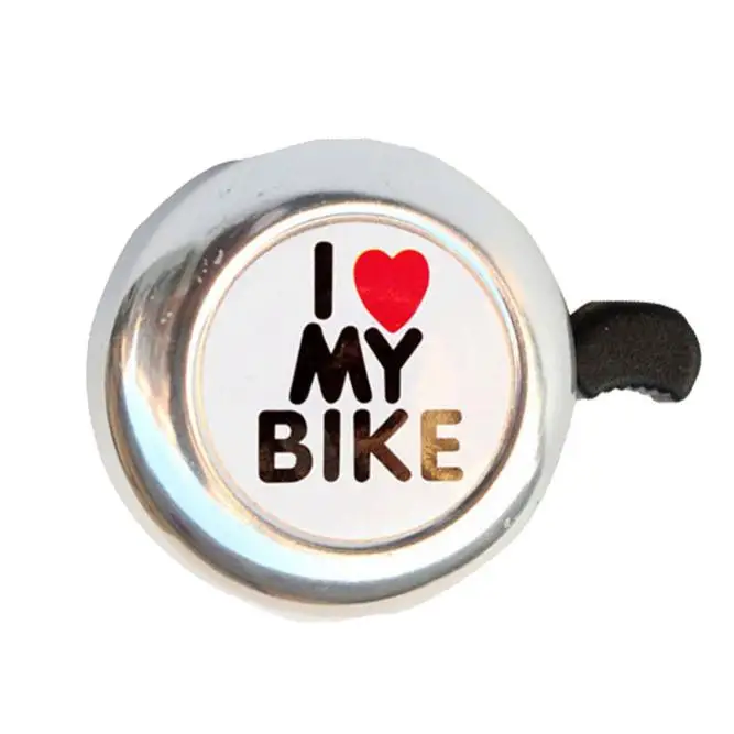 Details about   Bicycle Bell I Love My Bike Loud Sound Aluminum Alloy Bike Alarm Warning Bell/ 