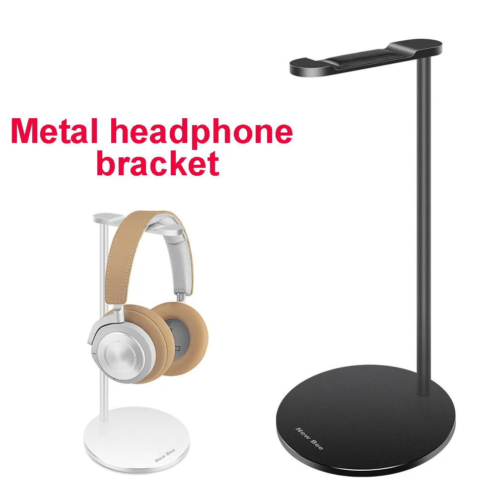 Base Hanger Universal Stable Desk Display Aluminum Alloy Headphone Holder I shaped Headset Stand