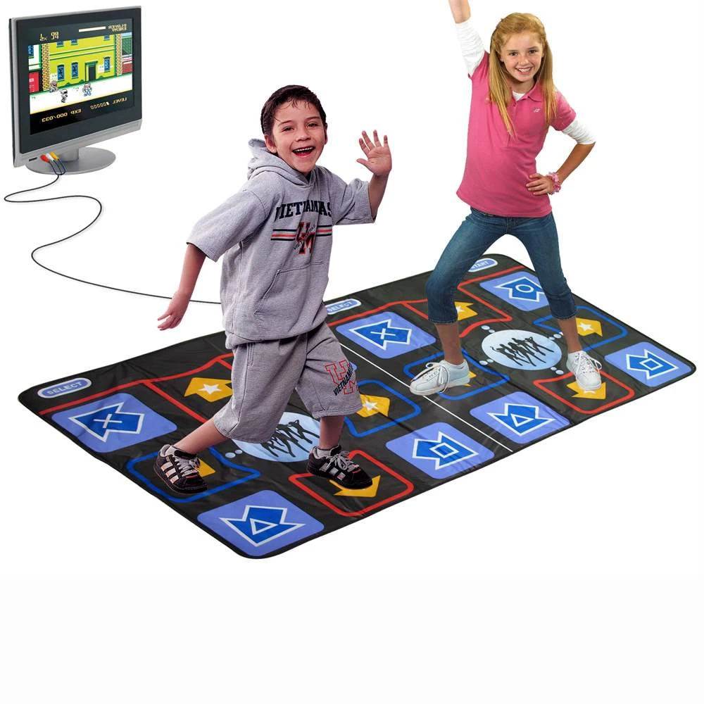 16 Bit Double Dance Pad Non-slip Tv Dance Mat Electronic Pad For Tv Built  In 218 Song Dance Mat Dance Revolution Pump It Up Game - Dance Pads -  AliExpress
