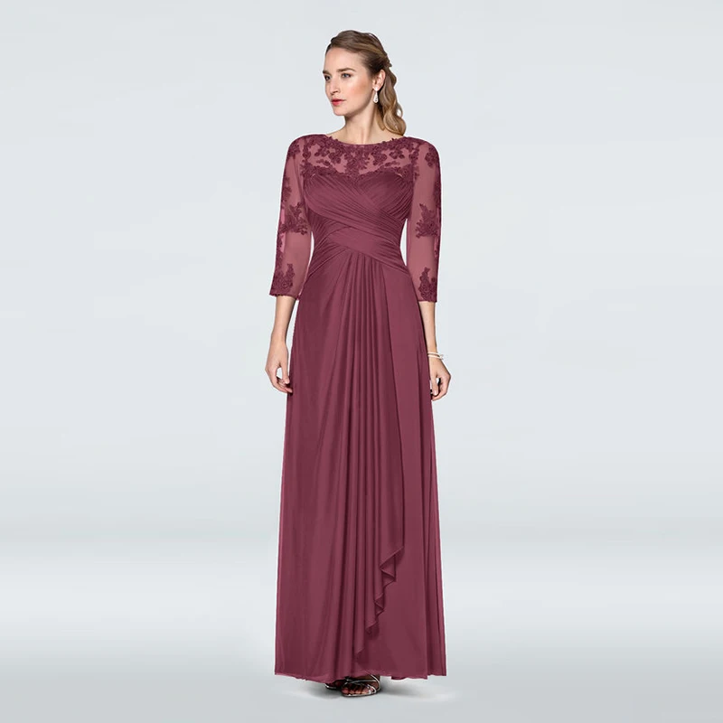 mulberry mother of the bride dress