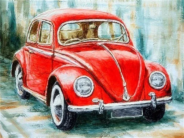 

DIY Diamond Embroidery Cartoon car Cross stitch diamond painting Full drilling Decor Home Picture Birthday Presents