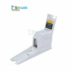 Wall - Mounted Retractable Height Measurement Tool - Portable & Eco - Friendly 2m Tape Measure (White)