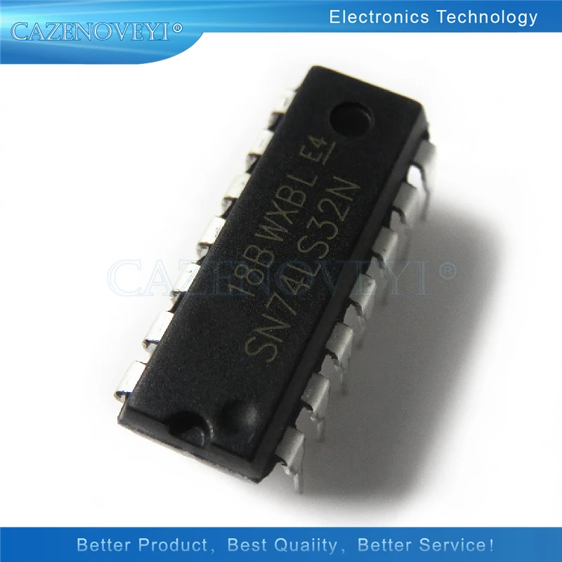 10 шт./лот HD74LS32P DIP14 HD74LS32 DIP SN74LS32N DIP-14 74LS32 новая и оригинальная электронная плата |
