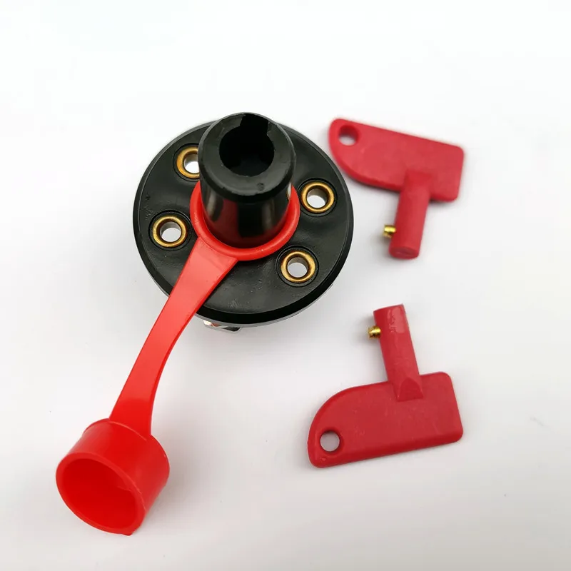 CVP 12/24V Battery Isolator Kill Switch With Key & Cover Cut off Power Kill For Car Truck Caravan Camper Accessories Boat Parts