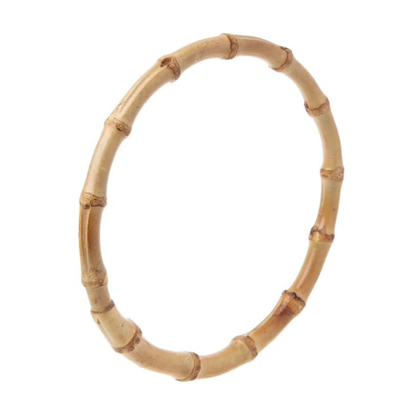 

1 x Round Bamboo Bag Handle for Handcrafted Handbag DIY Bags Accessories