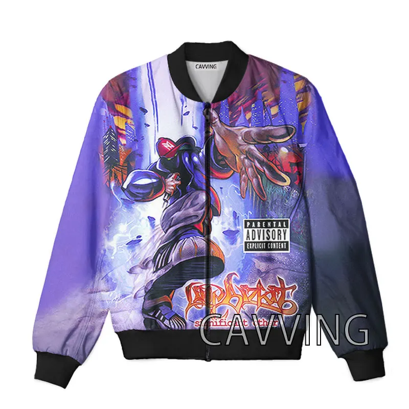 New Fashion Women/Men's  3D Print  Limp Bizkit  Zipper Bomber Jackets Men Overcoat Mens Coat Zip Up Jackets 4