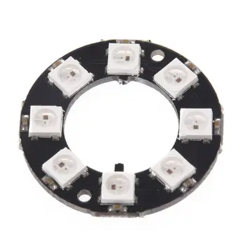 

8-Bit WS2812 5050 RGB LED Ring Round Decoration Bulb Development Board