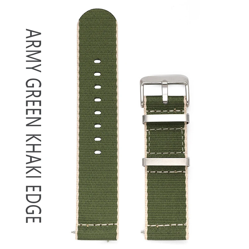 Quick Release Nylon Weave Smart Watch Strap