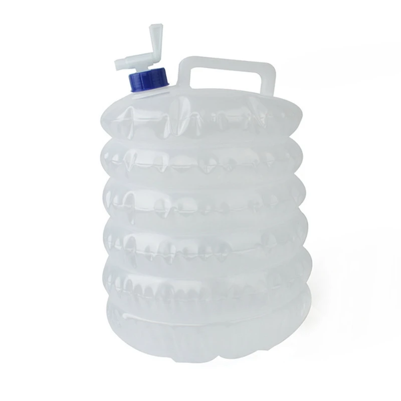 

10L Portable Outdoor Camping Foldable Bucket Hiking Folding Drinking Container Bottle Collapsible Water Bag