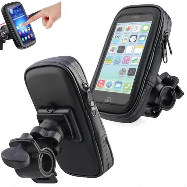 US $5.33 Bicycle Motorcycle Bike Phone Case Bag Scooter Phone Holder Waterproof Phone Case Navigation Mobile