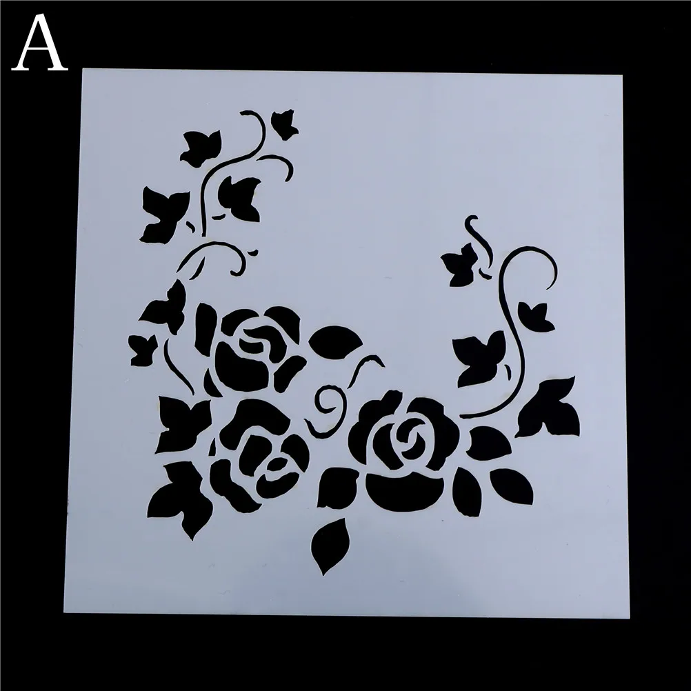 DIY Craft Layering Flower vine Stencils For Walls Painting Scrapbooking Album Decorative Paper Cards