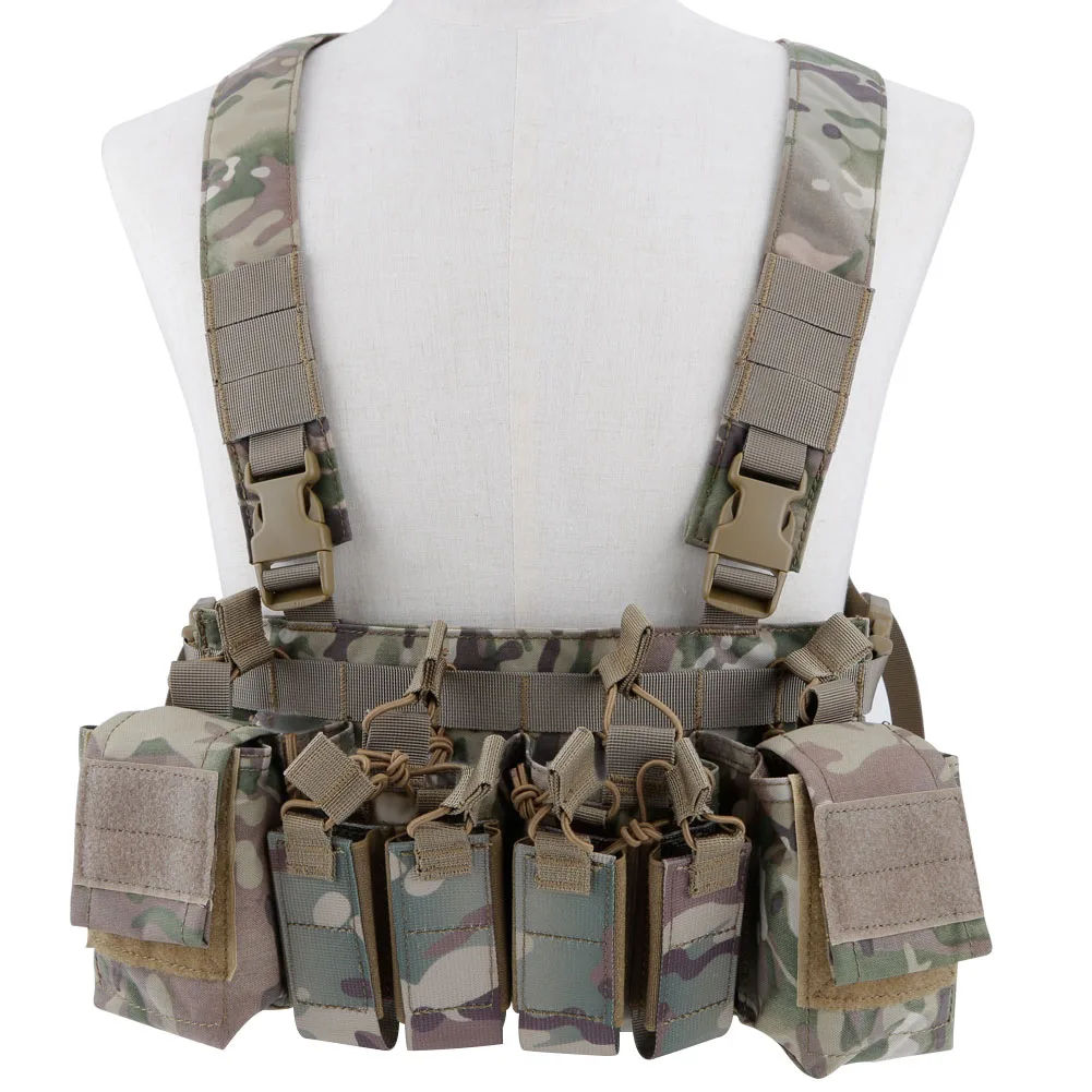 Tactical Rifle Pistol Magazine Pouch Army Chest Rig Vest Carrier Armor