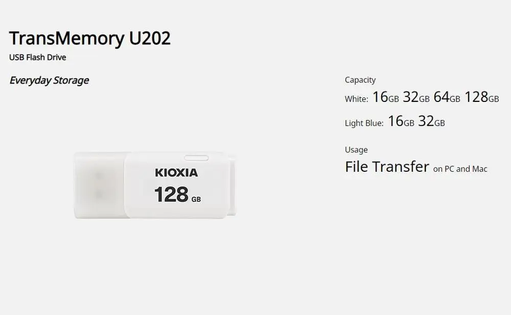 Toshiba TransMemory U202 - clé USB - 16 Go - DiswayTech