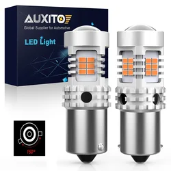 Premium LED Turn Signal Light Bulbs, No Hyper Flash, Amber, Pack of 2 (BAU15S PY21W 7507)