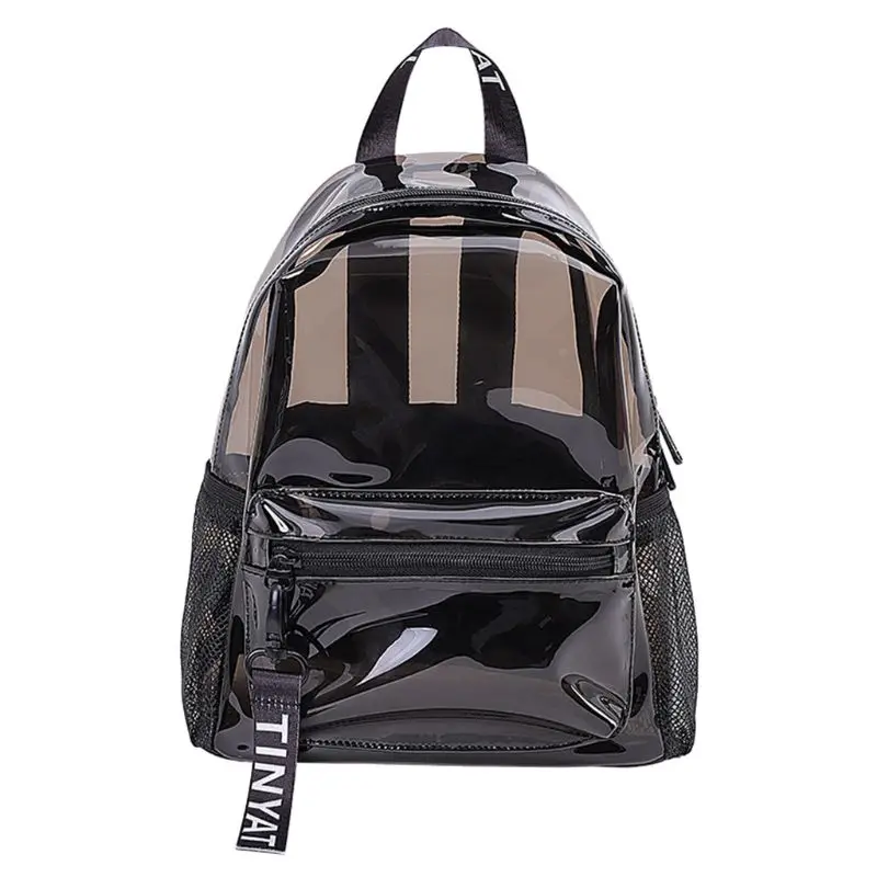 New Transparent PVC Backpack School Travel Daypack for Teenager Girls Daypack Rucksack Women stylish backpacks for laptops