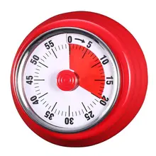 Kitchen Timer Countdown Magnetic Long Ring Bell Alarm Loud 60-Minute Square Cooking Count Countdown Alarm Magnet Clock 15 minute timer sauna hourglass wall rotating sand timer countdown clock 15 minute blue