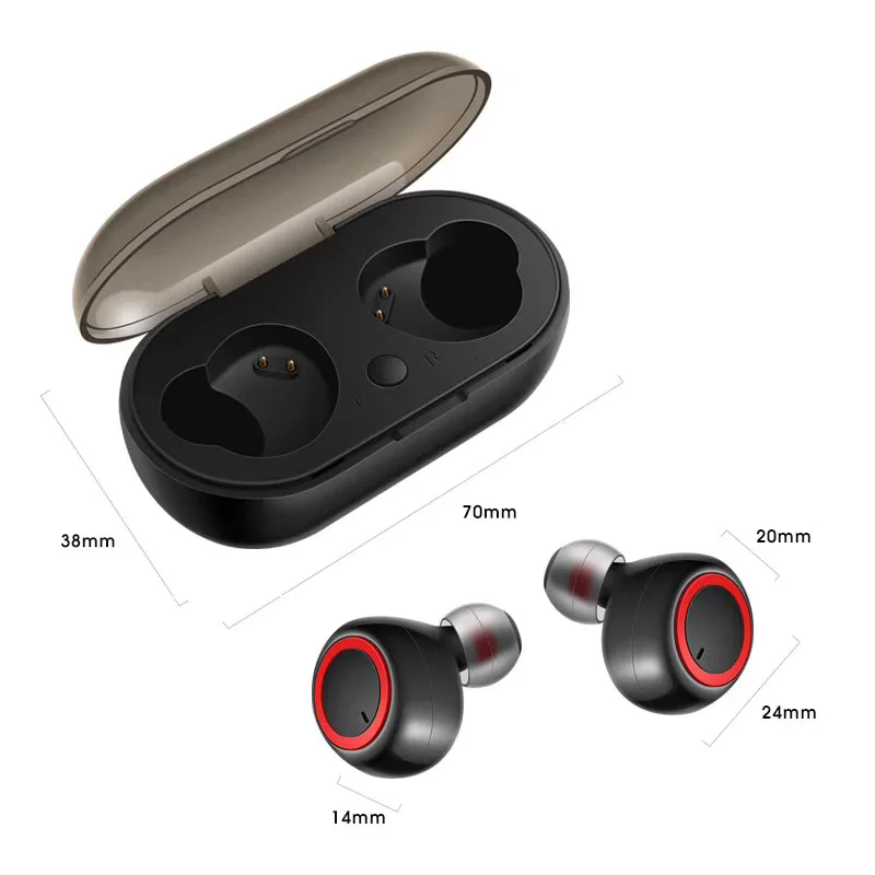 Bluetooth 5 0 earphone headphone wireless headset hifi stereo bass earpiece for Android ios waterproof for xiaomi huawei