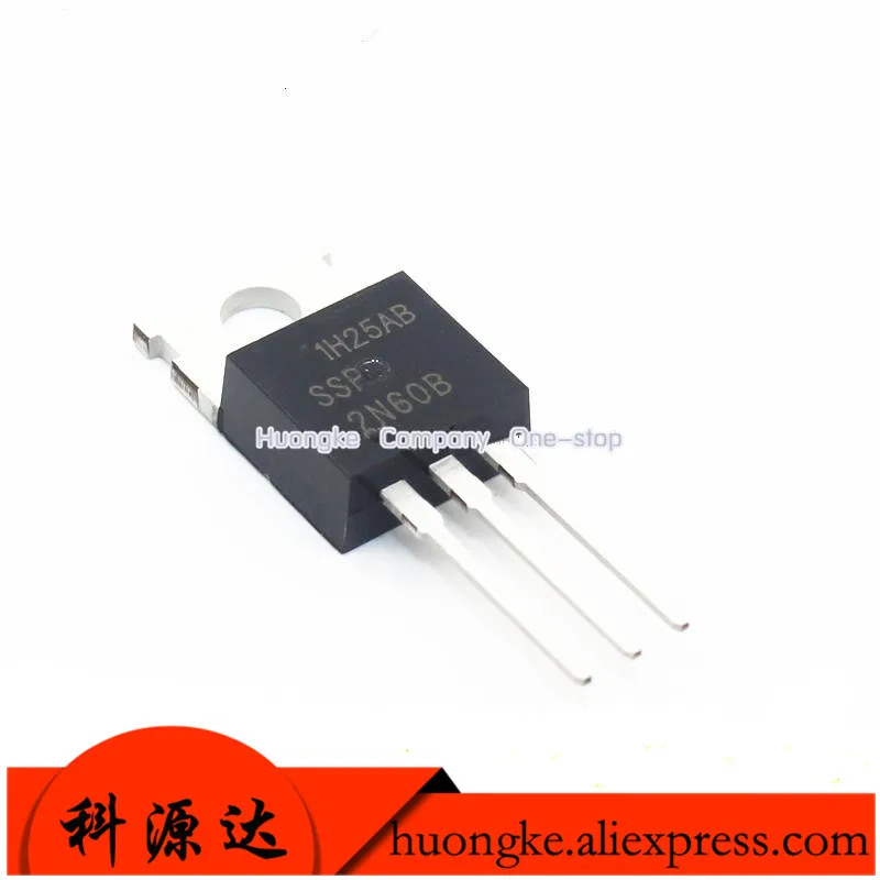 

5PCS/LOT SSP2N60B 2N60B TO-220 2A/600V