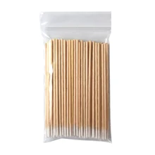 

10cm Semi-permanent Single Head Cotton Swab For Eyebrow Tattoo Mist Eyebrow Bleaching Lip Small Cotton Cosmetic Cotton Stick