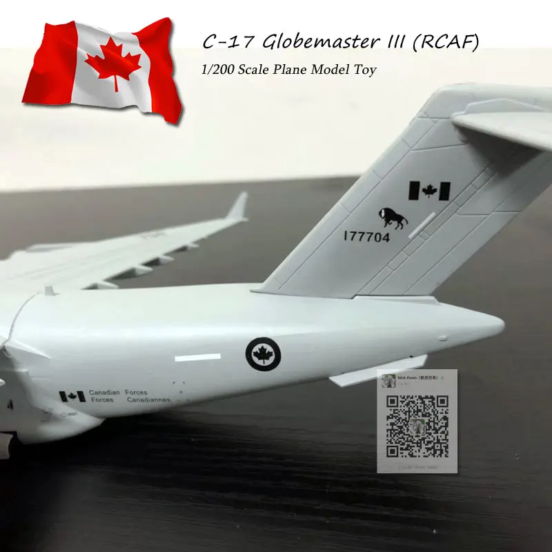 AMER 1/200 военная модель игрушки Canda RCAF C17 C-17 Globemaster III транспортер литой металлический самолет модель игрушки для сбора/подарка