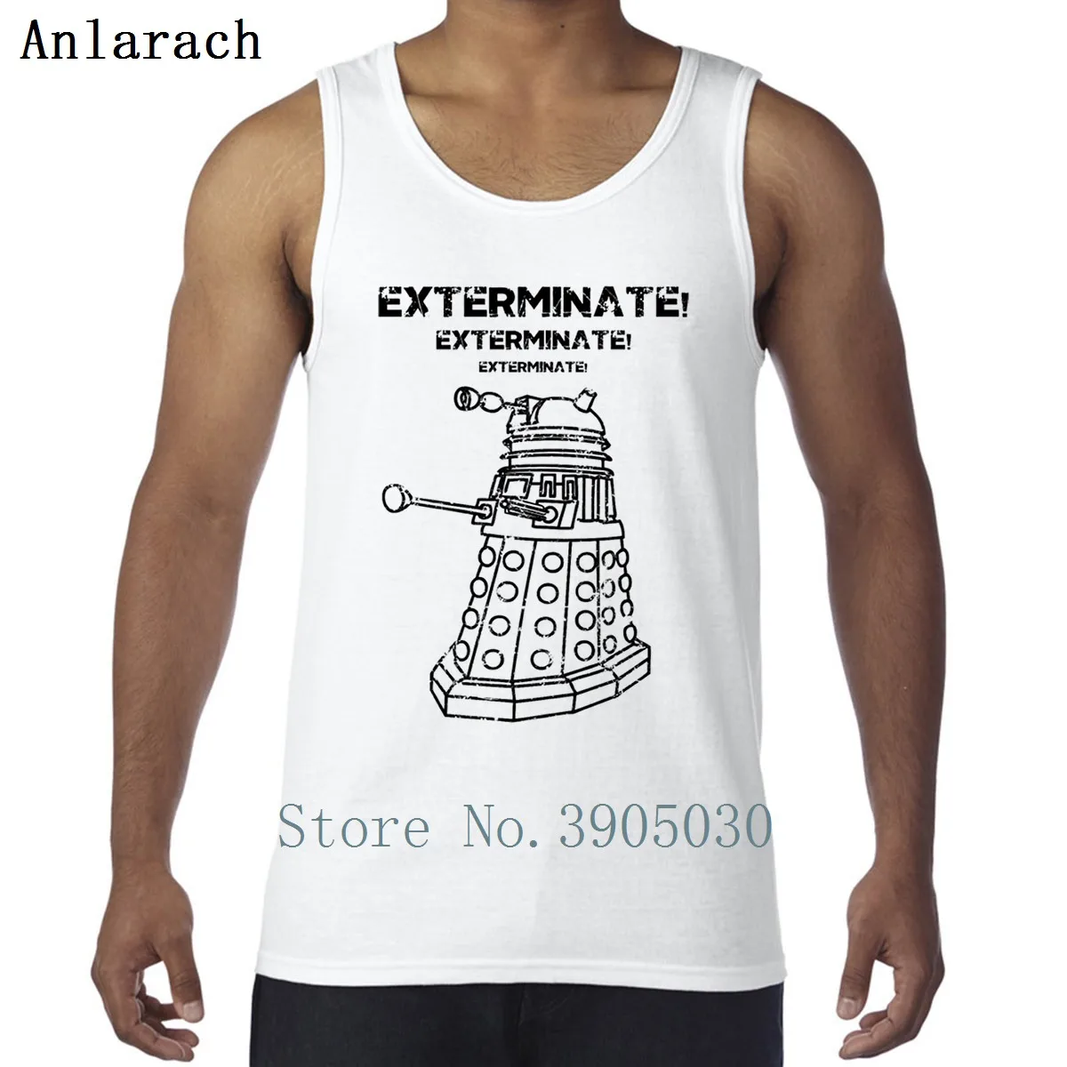 Exterminate Dr Who Dalek жилеты Базовые однотонные персонализированные оригинальные безрукавки для мужчин потрясающая одежда Anlarach Мода