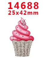 14688 30 шт мультяшный персонаж плоское украшение из смолы PR 14518 - Цвет: 14688