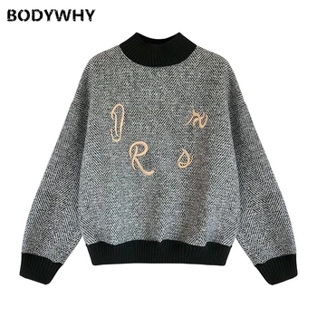 

New Basic Casual Sweatshirt Tracksuit Pullover Letter Thicken Long Sleeve Sportswear Warm Coat Large Size Design Fashion Women