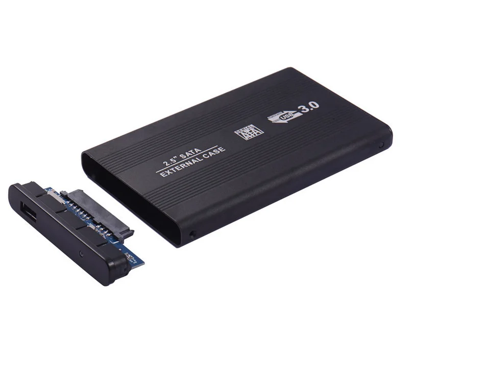 Корпус из алюминиевого сплава HDD чехол 2," USB 3,0 to SATA внешний мобильный жесткий диск коробка HDD корпус Чехол Поддержка 3 ТБ UASP протокол