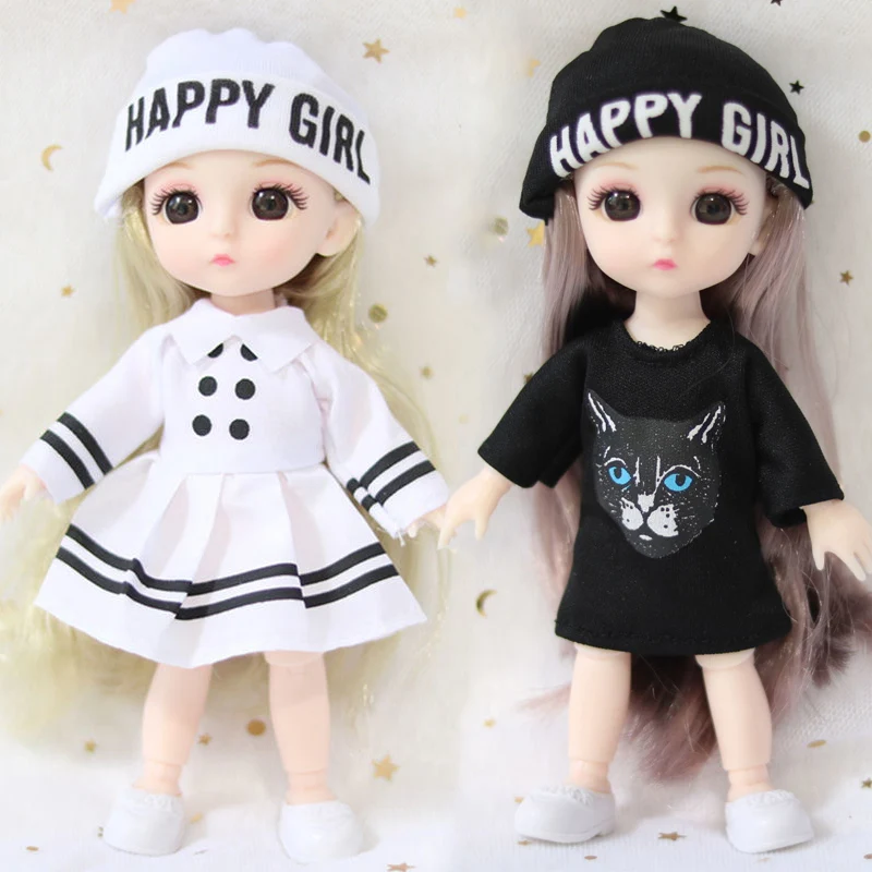 Одежда для куклы Bjd 16 см модная Кукла принцессы свадебное платье повседневная