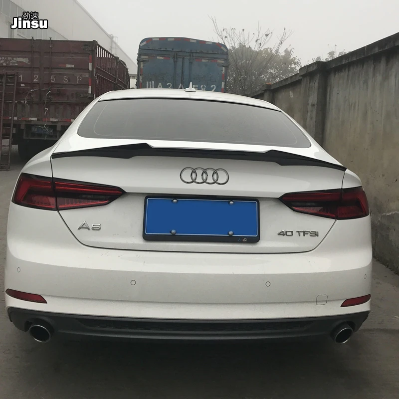 M4 Стиль углеродного волокна задний спойлер багажника для audi a5 sportback 4 двери- CF Стайлинг автомобиля крыло(не подходит Sline S5 RS5