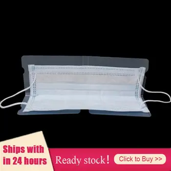 

1/5/10/50PCS Portable Disposable Mask Storage Box Dustproof Case Face Masks Clip Holder Reusable Mask Storage Case Box Organizer