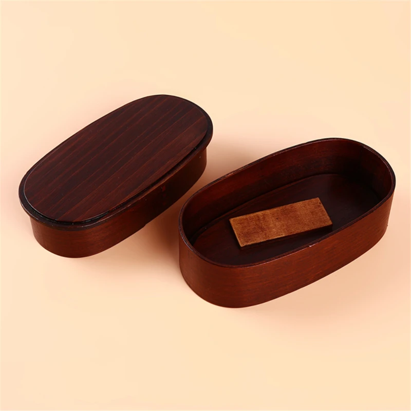 Single/double Layer Log Color Portable Box Lunch Box Wooden Bento Food Container Kitchen Accessories