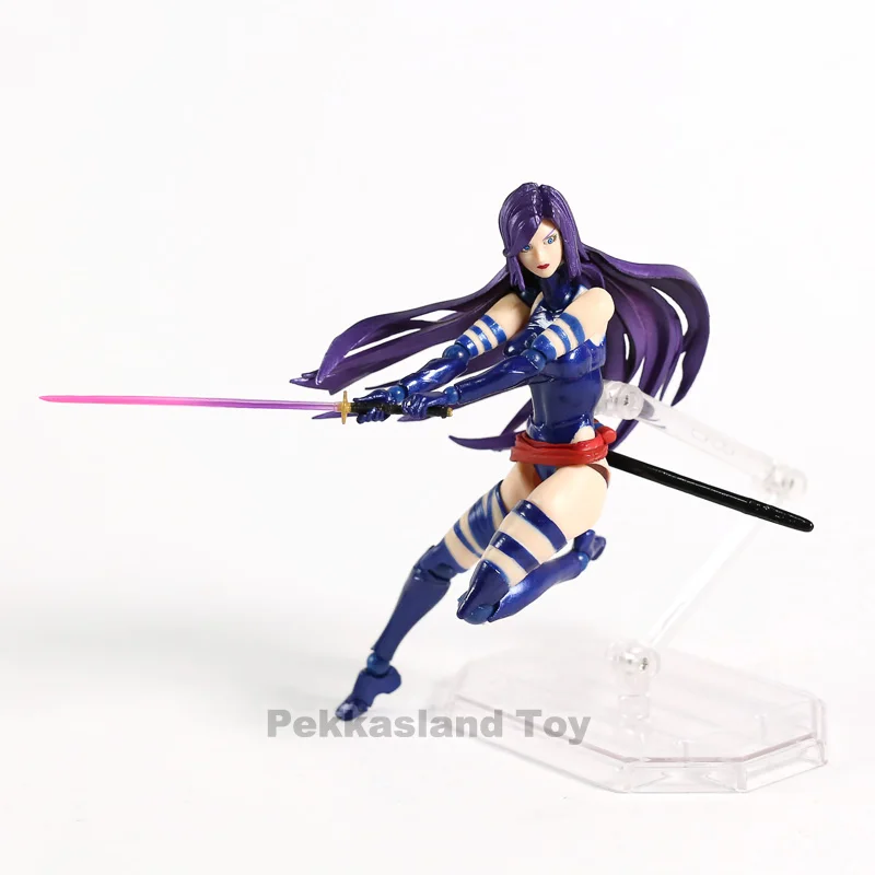 Revoltech Series NO.010 Psylocke PVC Action Figure Collectible Model Toy