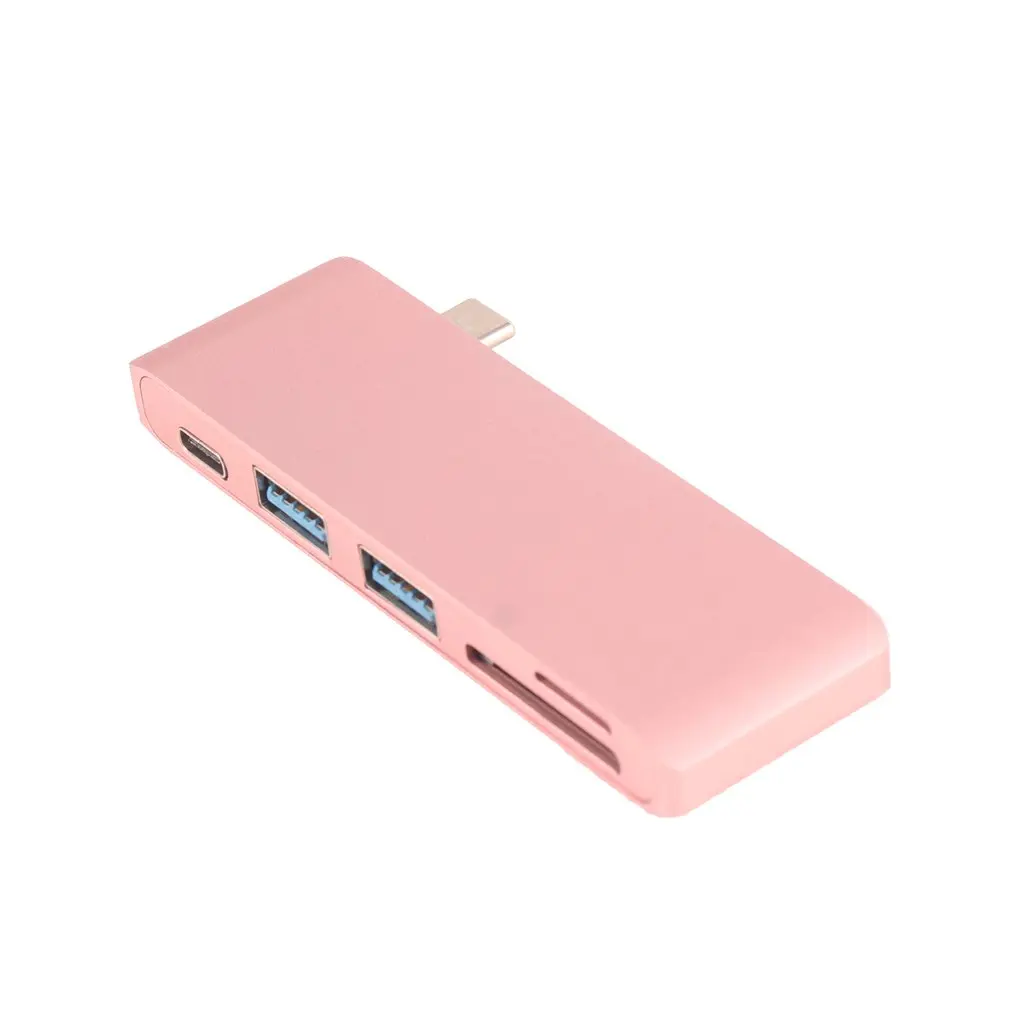 5 в 1 Многофункциональный USB-C type-C концентратор USB 3,0 Combo PD-power безопасная цифровая память/TF кард-ридер для портативных ПК