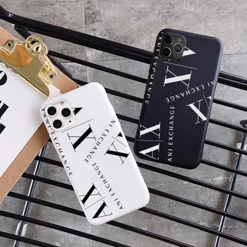 

luxury Italy brand letter label soft Silicon phone case for iPhone 11 Pro XS MAX XR X 6 6s 7 8 plus 3D Relief Cover Couple Coque