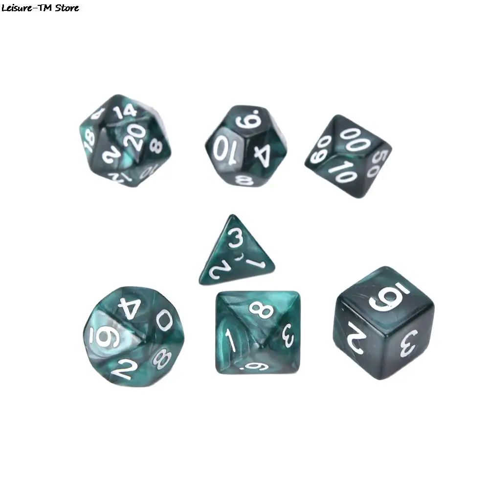 7 шт. игральные кости D10 | Спорт и развлечения