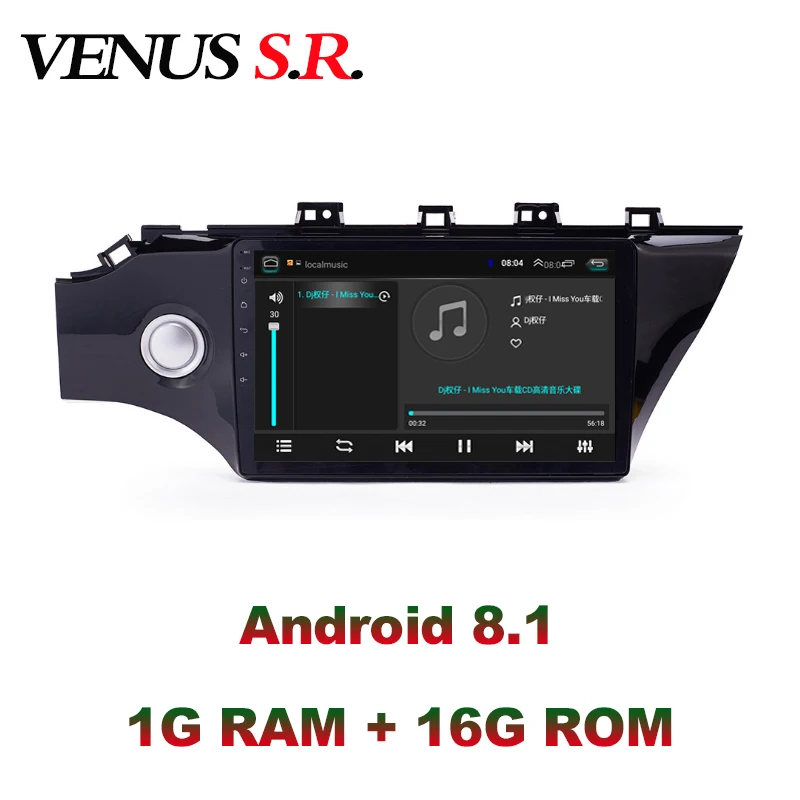 VenusSR Android 8 1 2.5D автомобильный dvd для KIA K2 Rio 2017 мультимедиа головное устройство GPS