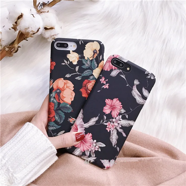 Роскошный чехол GIMFUN в стиле ретро с цветочным рисунком для Iphone 11 Pro Max жесткий