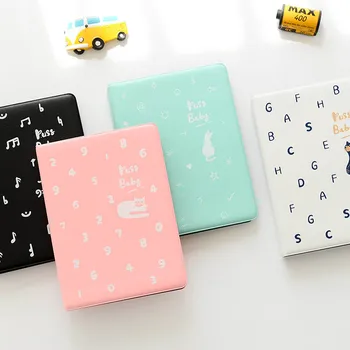 

Birthday Gift 4 Inch Insert Type Memory Book Cartoon Cat Family Baby Albums Craft Large Capacity 74 Pockets Photo Album