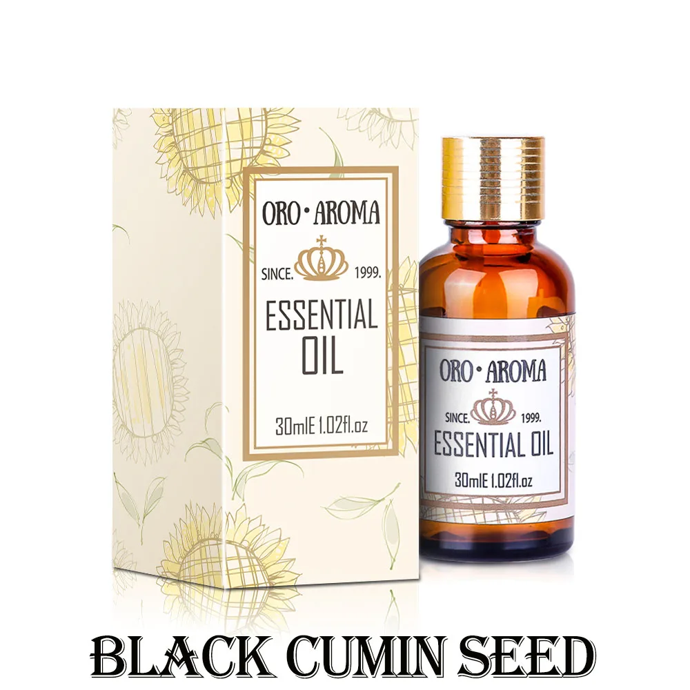 

OROAROMA Natural Black Cumin Seed Essential Oil Aromatic for Aromatherapy Diffusers Body Skin Care Aroma Black Cumin Seed Oil
