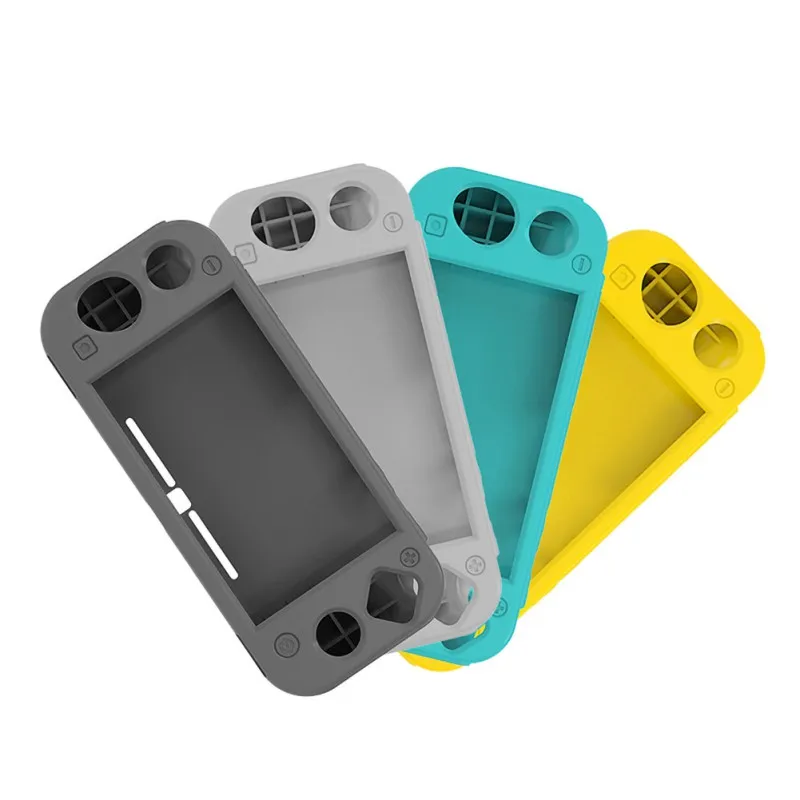 For Switch Lite Silicone Protective Case House Shell Screen Protective Film Rocker Cap Kit Console Gamepad Accessories