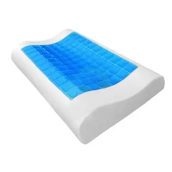 

VISCOELASTIC PILLOW COLD GEL KOOL MEMORY PILLOW CERVICAL MEMORY EFFECT VISCO