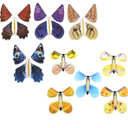 Волшебная Летающая бабочка маленькие Волшебные трюки Забавный сюрприз Шутка игрушки для детей удивительная Волшебная бабочка