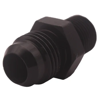 

AN6 6AN To M12x1.0 Metric Fitting Aluminum Male Adapter Fittings Black