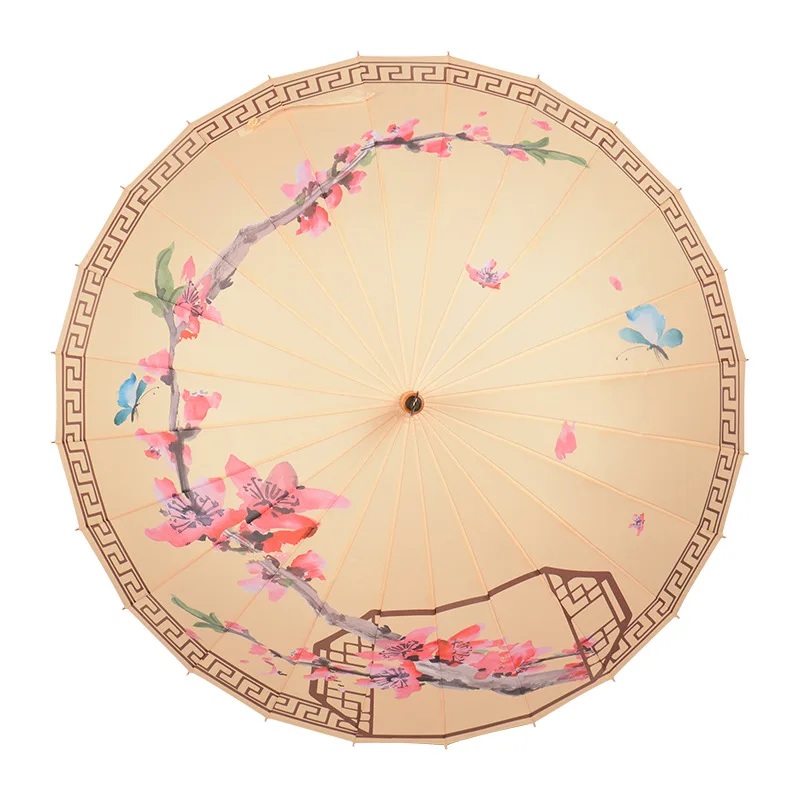 

Manufacturers Direct Selling 24 Bone Extra-large Reinforced Solid Wood Straight Pole Umbrella Wholesale Girl'S Creative Cool Ret