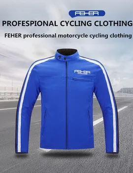 

Motorcycle suit for men& women four seasons universal waterproof and non-slip, FM188, Blue