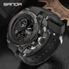 Sanda – Montre bracelet de sport, étanche, à double affichage, pour homme, style militaire, de luxe ► Photo 1/6